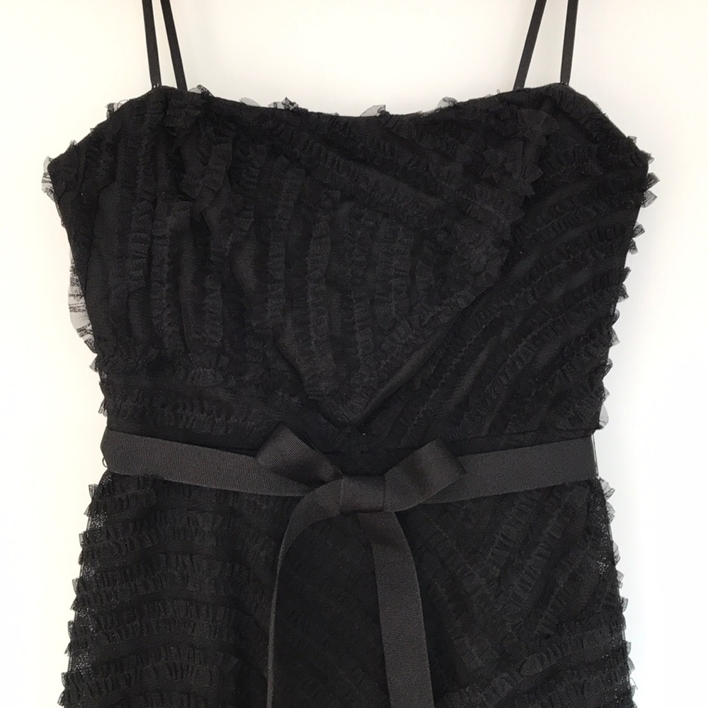 BCBG Max Azria STRAPLESS TULLE DRESS